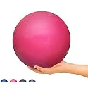 Mini Exercise Yoga Gym Ball, Physical Therapy, Stability, Stretching, Core Training Exercise (25 C.M, Pink Color)
