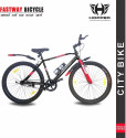 Fastway Bicycle HOPPER JETPRO 26T BLACK, WITH 90% ASSEMBLED 26 T (inch) Road Cycle (Single Speed, Black, Rigid)