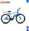 Fastway Bicycle HOPPER JETPRO 26T , WITH 90% ASSEMBLED 26 T (inch) Road Cycle (Single Speed, Blue, Rigid)