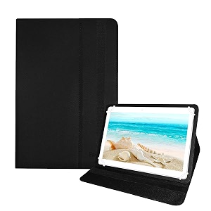 fastway flip case cover with stand for i kall n10 101 with wi-fi4g tablet black