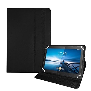 fastway flip case cover with stand for lenovo tab m10 fhd tablet tb-x605lxf tb-x505xlf black