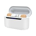 Fastwell 2 UNIT For Both Ear Rechargeable Hearing aid With Magnetic suction charging, Invisible The Smallest Mini hearing In the Canal Hearing Aid (Beige) Pair