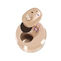 Fastwell F13 Rechargeable Hearing aid With Magnetic charging, Invisible The Smallest Mini hearing In the Canal Hearing Aid (BEIGE)