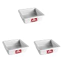 Fat Daddio's Anodized Aluminum Square Cake Pans (Pack of 3)