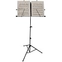 Fateh Musical Notation Stand with Music Sheet Clip Holder, Portable Solid Back Tripod Base Projector Stand
