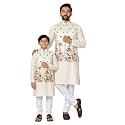 Father &amp; Son Matching Printed Koti Kurta Set