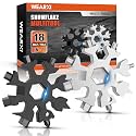 WEARXI Stocking Stuffers for Men, 18 in 1 Snowflake Multitool Gifts for Men