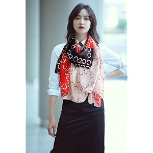 silk stole for women size 72  3634 fss-10106