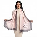 Women's Floral Printed Silk Scarf | Premium Soft Lightweight Stole &amp; Shawl | Fashion Neck Wrap for Wedding, Evening, Travel &amp; Daily Wear | 180 x 90 cm