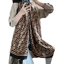 Women's Floral Printed Silk Scarf | Premium Soft Lightweight Stole &amp; Shawl | Fashion Neck Wrap for Wedding, Evening, Travel &amp; Daily Wear | 180 x 90 cm