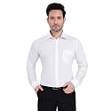 Faubourg Men39s Cotton Blend White Formal Shirt