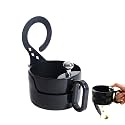 Faucet Hanging Strainer, 2 in 1 Food Fruit Vegetable Drain Shelf Sink Storage Holder (Black)