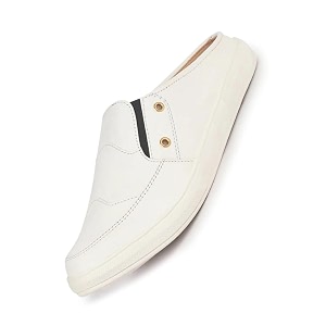 fausto back open slip on shoes for casual outfit lightweight and comfort with tpr sole flexiblity  ideal for walking daily use amp travel