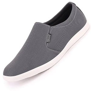 FAUSTO Mens Canvas Loafers Casual Shoes for