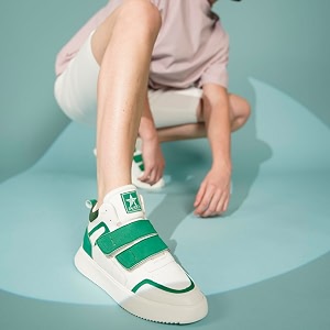 FAUSTO Mens Colorblocked High Top Hook and