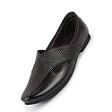 FAUSTO Mens Embossed Ethnic Party Slip On