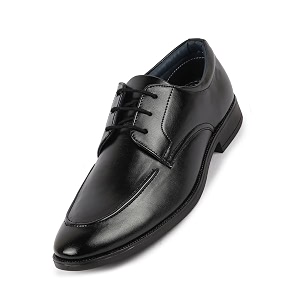 FAUSTO Mens Formal Office Comfort Lace-Up Derby