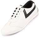 FAUSTO Men39s Lace-Up Classic Striped Sneakers Casual
