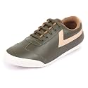FAUSTO Men39s Lace-Up Classic Striped Sneakers Casual
