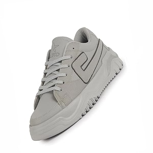 FAUSTO Mens Low Top Chunky Lace-Up Sneaker