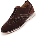 FAUSTO Men39s Suede Leather Oxford Casual Shoes