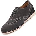 FAUSTO Men39s Suede Leather Oxford Casual Shoes