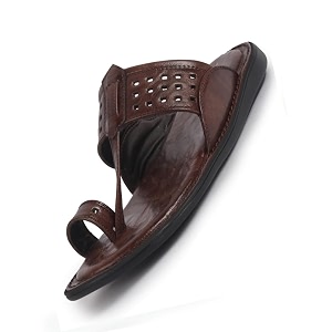 FAUSTO Men Casual Outfit Kolhapuri Toe Ring