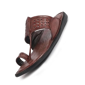 FAUSTO Men Casual Outfit Kolhapuri Toe Ring