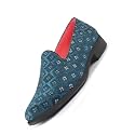 FAUSTO Men Embroidered Sequin Ethnic Slip-On Juttis