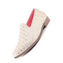 FAUSTO Men Embroidered Sequin Ethnic Slip-On Juttis