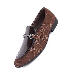FAUSTO Men Formal Pull-On Shoes