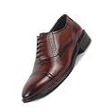FAUSTO Men Genuine Leather Formal Lace Up