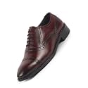 FAUSTO Men Genuine Leather Formal Lace Up