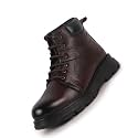 FAUSTO Men Genuine Leather Lace Up Ankle