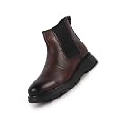 FAUSTO Men Genuine Leather Slip On Boots