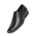 FAUSTO Men Leather Formal Pull-On Shoes