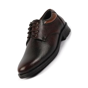FAUSTO Mens Genuine Burnish Leather Formal Lace