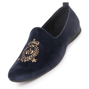 fausto mens embroidered slip-on loafers  royal ethnic party shoes ethnic juttis and mojaris for for wedding cushioned insole
