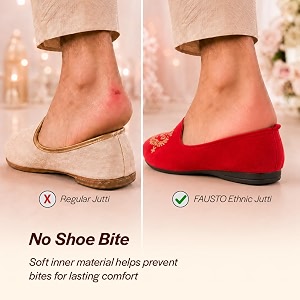 fausto mens embroidered slip-on loafers  royal ethnic party shoes ethnic juttis and mojaris for for wedding cushioned insole