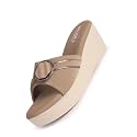 FAUSTO Women Buckle Design Wedge Heel Sandals