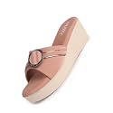 FAUSTO Women Buckle Design Wedge Heel Sandals