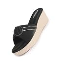 FAUSTO Women Buckle Design Wedge Heel Sandals