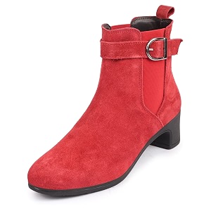 FAUSTO Women Flared Heel Boots