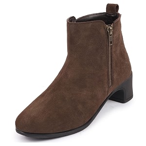 FAUSTO Women Flared Heel Boots