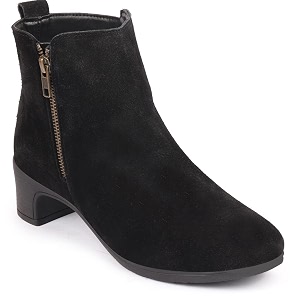 FAUSTO Women Flared Heel Boots