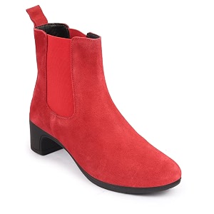 FAUSTO Women Flared Heel Boots