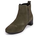 FAUSTO Women Flared Heel Boots