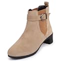 FAUSTO Women Flared Heel Boots