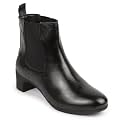 FAUSTO Women Flared Heel Boots