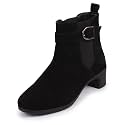 FAUSTO Women Flared Heel Boots